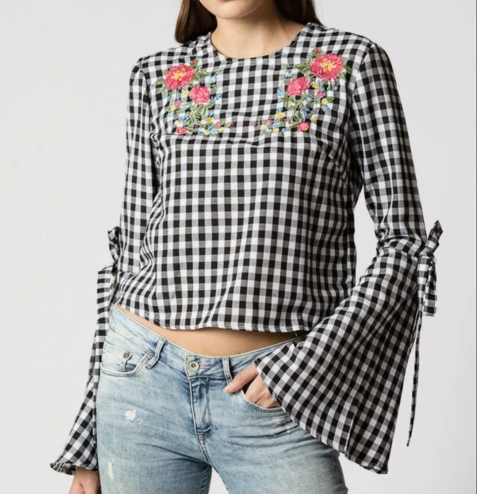 Haute Rogue Gingham Top